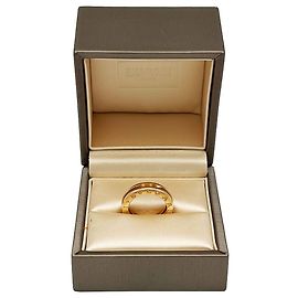 Bulgari Anel Aliança Pink Gold Tamanho