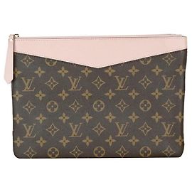Louis Vuitton Bolsa de Mão Monogram Daily Pouch Clutch Bag