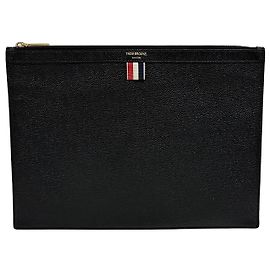 Thom Browne Bolso de mano Stripe Black Medium