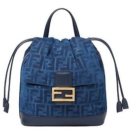 Sac à dos Fendi en denim bleu AWDV