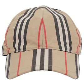 Burberry Vintage Baseball-Cap mit Karos und Streifen