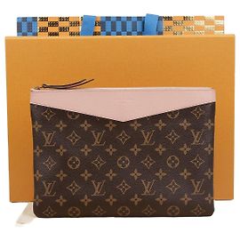 Louis Vuitton Bolsa Daily Monogram Canvas Rose Powder