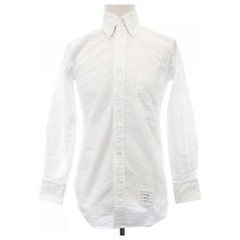 Thom Browne Oxford-Baumwollhemd mit verstecktem RWB-Trim