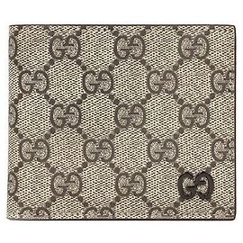 Gucci Beige Ebony GG Supreme Wallet FACQC