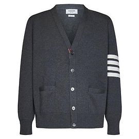 Thom Browne V-Ausschnitt-Cardigan aus Baumwolle im Milano-Strick