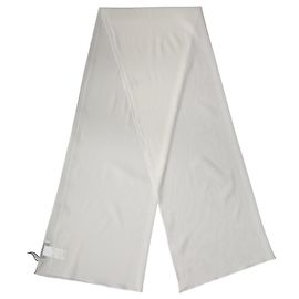 Dolce & Gabbana Off White Silk Neck Wrap Shawl Stole x Scarf