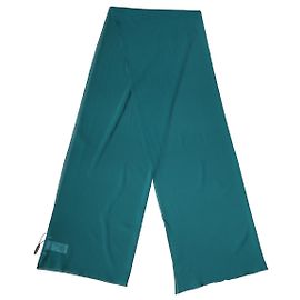 Dolce & Gabbana Sciarpa Stola in Seta Blu Verde x Foulard