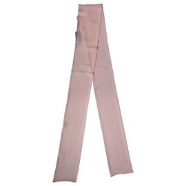 Dolce & Gabbana Pañuelo Chal Estola de Seda Rosa Claro x Bufanda