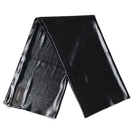 Dolce & Gabbana Seiden-Lurex-Foulard-Schal Schwarz x . Schal