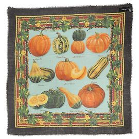 Dolce & Gabbana Stola x Sciarpa in cashmere multicolore Zucca