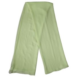 Dolce & Gabbana Stola e Foulard in Seta Verde Chiaro