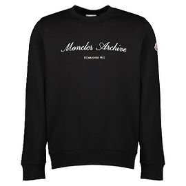 Moncler Felpa con logo in misto cotone