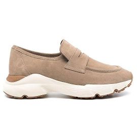 Tod's Sporty Loafers Suede Beige