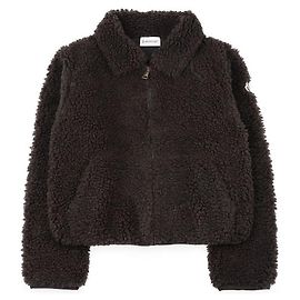Moncler Teddy-Fleece-Jacke mit Reißverschluss für Kinder