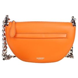 Burberry Mini borsa a tracolla con catena Olympia Orange