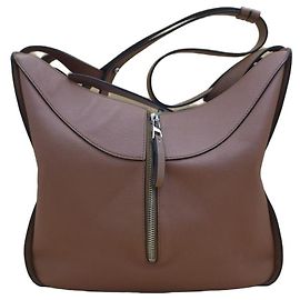 Loewe Bolsa de Ombro Hammock Small em Pele de Vitela Grão