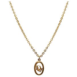 Dior Colar Round Oblique Gold