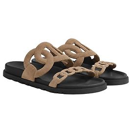 Sandali Hermès Extra Beige Gobi Capra Scamosciata