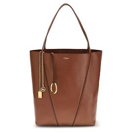 Chloé Brown Calf Leather Bos Taurus Shoulder Bag