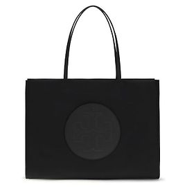 Bolsa Ella Tote da Tory Burch em nylon preto