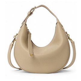 Céline Sac à épaule en forme de croissant en cuir grainé souple