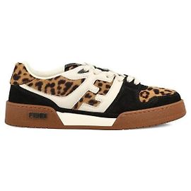 Fendi Match Sneaker Braun Kalbsleder