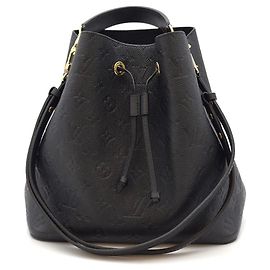 Louis Vuitton NeoNoe MM Black Empriente Condition