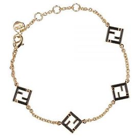 Pulsera Fendi Forever Oro y Negro