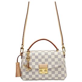 Louis Vuitton Borsa a tracolla Croizet Damier Azur
