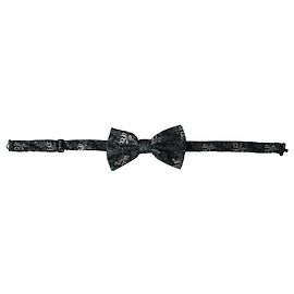 Dolce & Gabbana Papillon da uomo in seta con fantasia floreale multicolore e collo regolabile