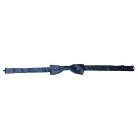 Dolce & Gabbana Papillon regolabile da uomo in seta satinata blu