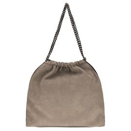 Stella Mc Cartney Borsa a tracolla in poliestere beige