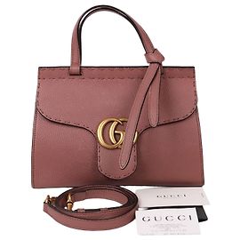 Gucci Marmont Small Shoulder Bag in Indie Pink