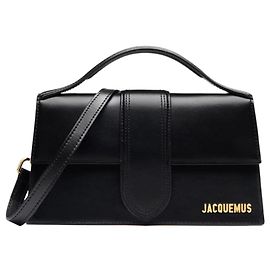 Jacquemus Sac à main Le Grand Bambino en cuir noir