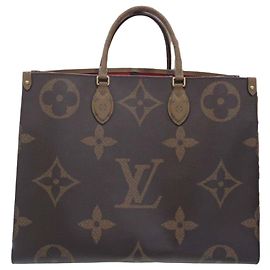 Louis Vuitton mala de ombro Monogram OnTheGo GM Tote