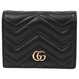 Gucci Tarjetero GG Marmont Matelassé Black