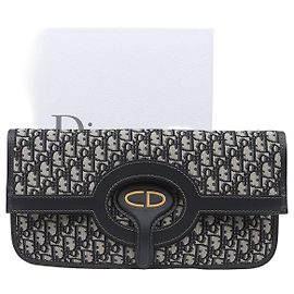 Dior Saco tote clutch dobrável em jacquard Oblique
