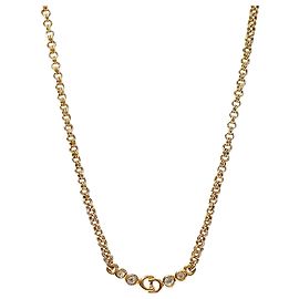 Dior Collana Cubic CD Gold