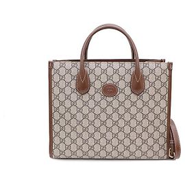 Gucci GG Supreme Beige Kleine Tote Bag Schultertasche Crossbody Bag