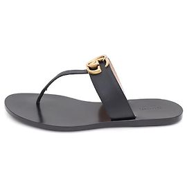Gucci Sandalias Flip Flop para mujer GG Marmont Decorative T-Strap