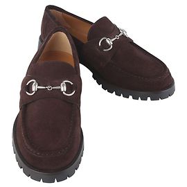 Gucci Wildleder Horsebit Loafer Größe