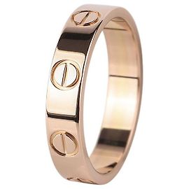 Cartier Bague Mini Love en Or Rose Taille