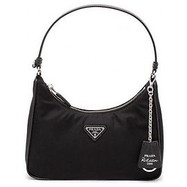 Prada Mini Bolsa Re-Edition em Nylon