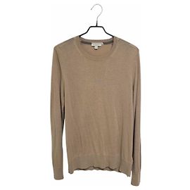 Burberry Kaschmir-Strickpullover mit Karomuster und Schulterdetail