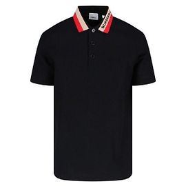 Burberry Polo às riscas com logótipo