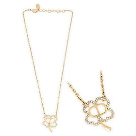 Dior Collana Trifoglio Lucida da Donna (Gold)
