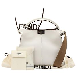 Fendi Peekaboo X-Lite Shopper Schultertasche Medium