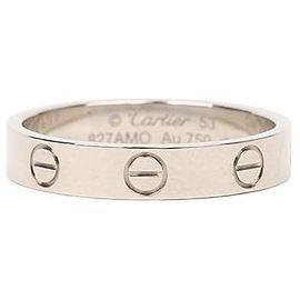 Cartier Love Band Ring Weißgold Small