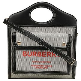 Burberry Pocket Mini Tote Shoulder Bag