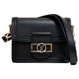 Louis Vuitton Mini Borsa a Tracolla Dauphine Épi Nera